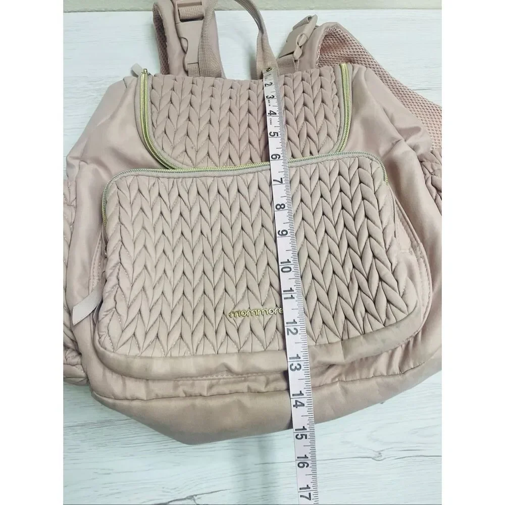 mommore Diaper Bag Small Diaper Backpack Pink